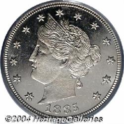 1885[5C] PR65 Cameo PCGS.