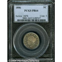 1886[5C] PR64 PCGS.