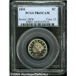 1893[5C] PR65 Cameo PCGS.