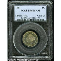1901[5C] PR66 Cameo PCGS.