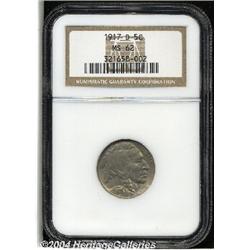 1917-D[5C] MS62 NGC.