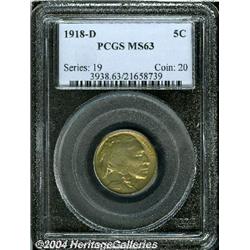 1918-D[5C] MS63 PCGS.