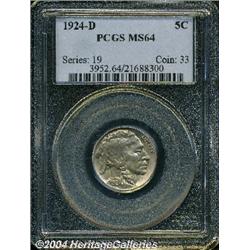 1924-D[5C] MS64 PCGS.
