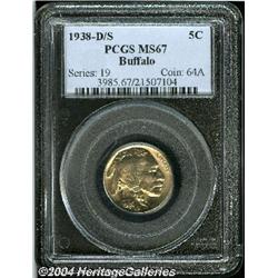 1938-D/S[5C] MS67 PCGS.