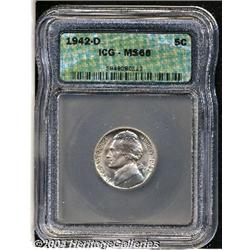 1942-D[5C] MS68 ICG.