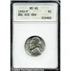 Image 1 : 1943-P[5C]--Doubled Die Obverse--MS65 ANACS.