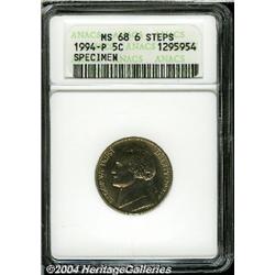 1994-P[5C] SMS MS68 Six Full Steps ANACS.