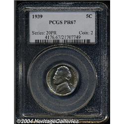 1939[5C] Reverse of 1938 PR67 PCGS.