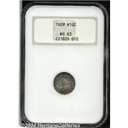 1829[H10C] MS63 NGC.
