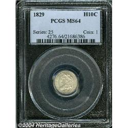 1829[H10C] MS64 PCGS.