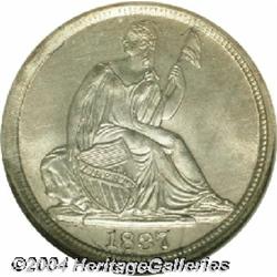 1837[H10C] Large Date (Curl Top 1) MS66 NGC.