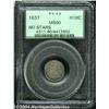 Image 1 : 1837[H10C] Small Date (Flat Top 1) MS60 PCGS.