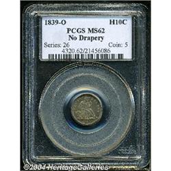 1839-O[H10C] No Drapery MS62 PCGS.