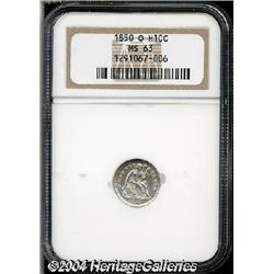 1850-O[H10C] MS63 NGC.