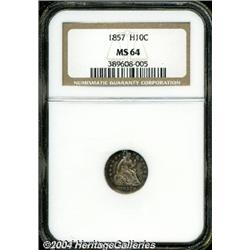 1857[H10C] MS64 NGC.