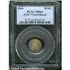 Image 1 : 1860[H10C] Transitional MS64 PCGS.