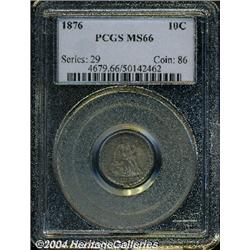 1876[10C] MS66 PCGS.