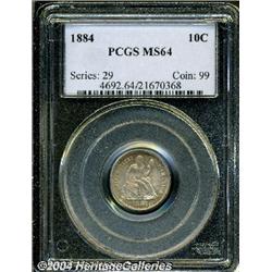 1884[10C] MS64 PCGS.