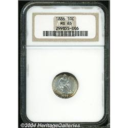 1886[10C] MS65 NGC.