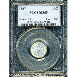 1887[10C] MS65 PCGS.