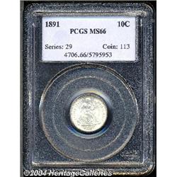 1891[10C] MS66 PCGS.