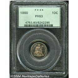 1860[10C] PR63 PCGS.