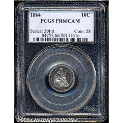 1864[10C] PR66 Cameo PCGS.