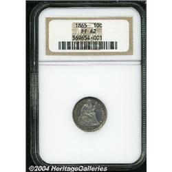 1865[10C] PR62 NGC.