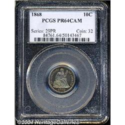 1868[10C] PR64 Cameo PCGS.