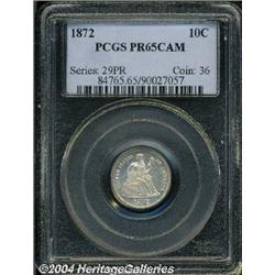 1872[10C] PR65 Cameo PCGS.