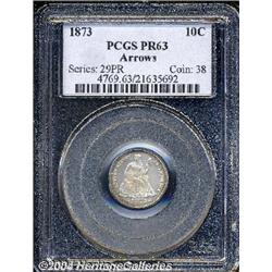 1873[10C] Arrows PR63 PCGS.