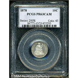 1878[10C] PR63 Cameo PCGS.