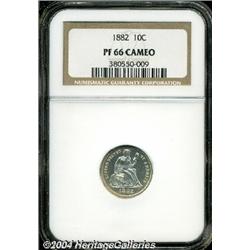 1882[10C] PR66 Cameo NGC.