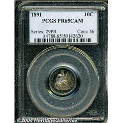 1891[10C] PR65 Cameo PCGS.