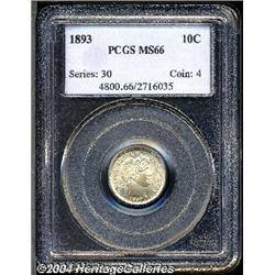 1893[10C] MS66 PCGS.