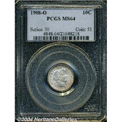 1908-O[10C] MS64 PCGS.