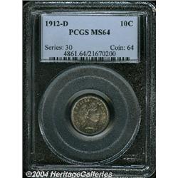 1912-D[10C] MS64 PCGS.