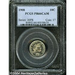 1908[10C] PR66 Cameo PCGS.
