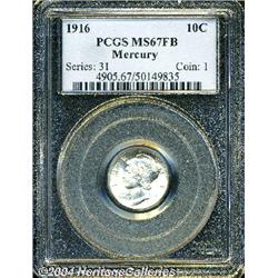 1916[10C] MS67 Full Bands PCGS.