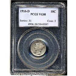 1916-D[10C] VG8 PCGS.