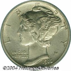 1916-D[10C] MS63 Full Bands PCGS.