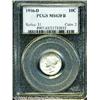 Image 3 : 1916-D[10C] MS63 Full Bands PCGS.