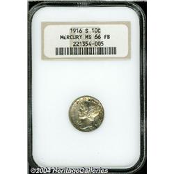 1916-S[10C] MS66 Full Bands NGC.