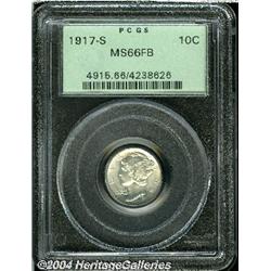 1917-S[10C] MS66 Full Bands PCGS.