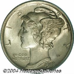 1918-D[10C] MS64 Full Bands PCGS.