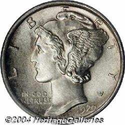 1920-S[10C] MS64 Full Bands PCGS.