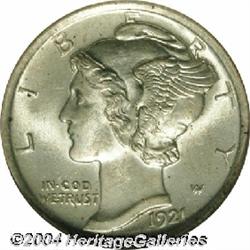 1921[10C] MS64 Full Bands NGC.