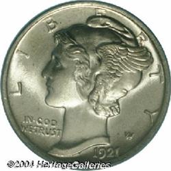 1921[10C] MS66 Full Bands PCGS.