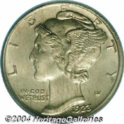 1923-S[10C] MS65 Full Bands PCGS.