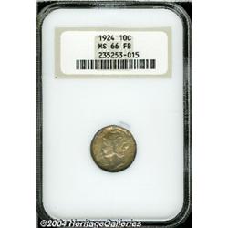 1924[10C] MS66 Full Bands NGC.